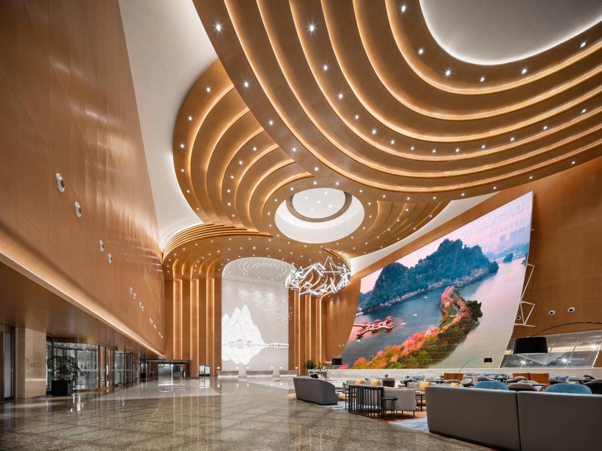 Hotel Wyndham Grand Zhaoqing Downtown Exterior foto